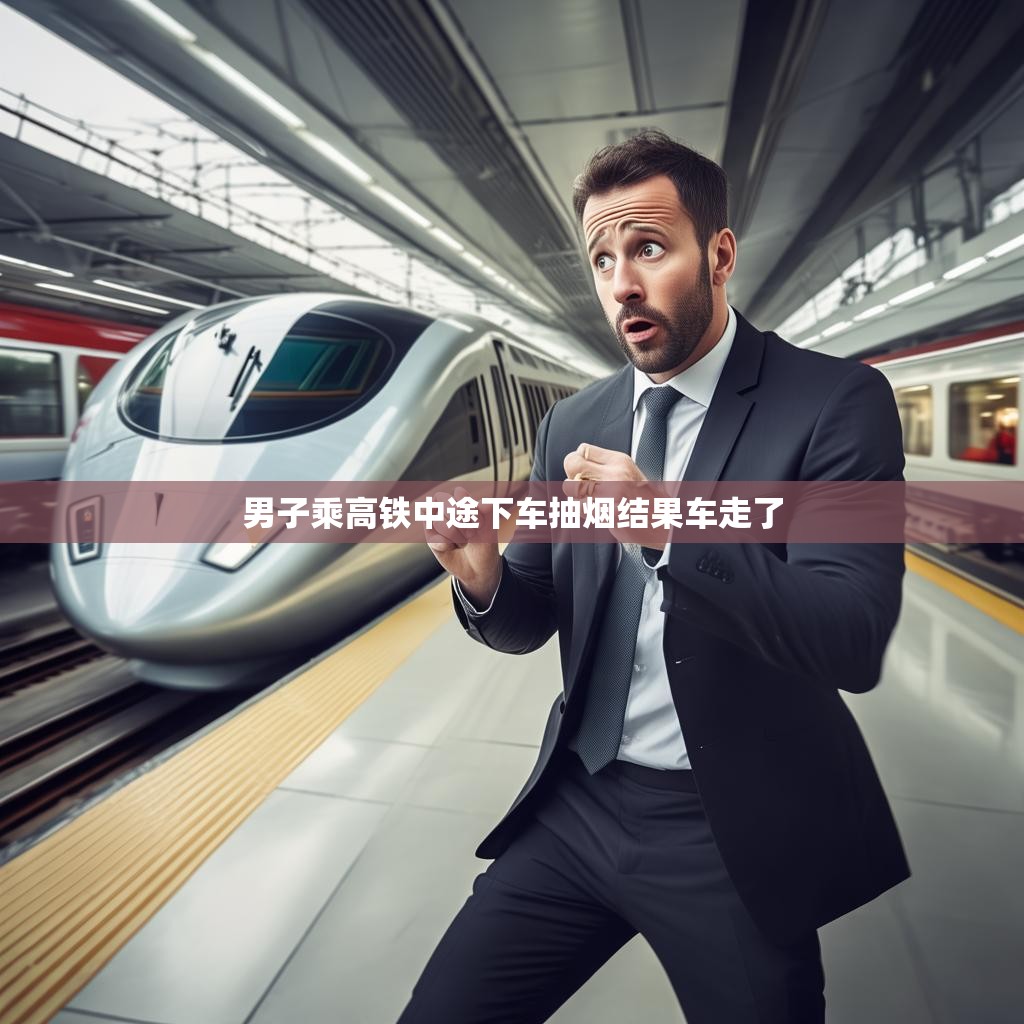 男子乘高铁中途下车抽烟结果车走了