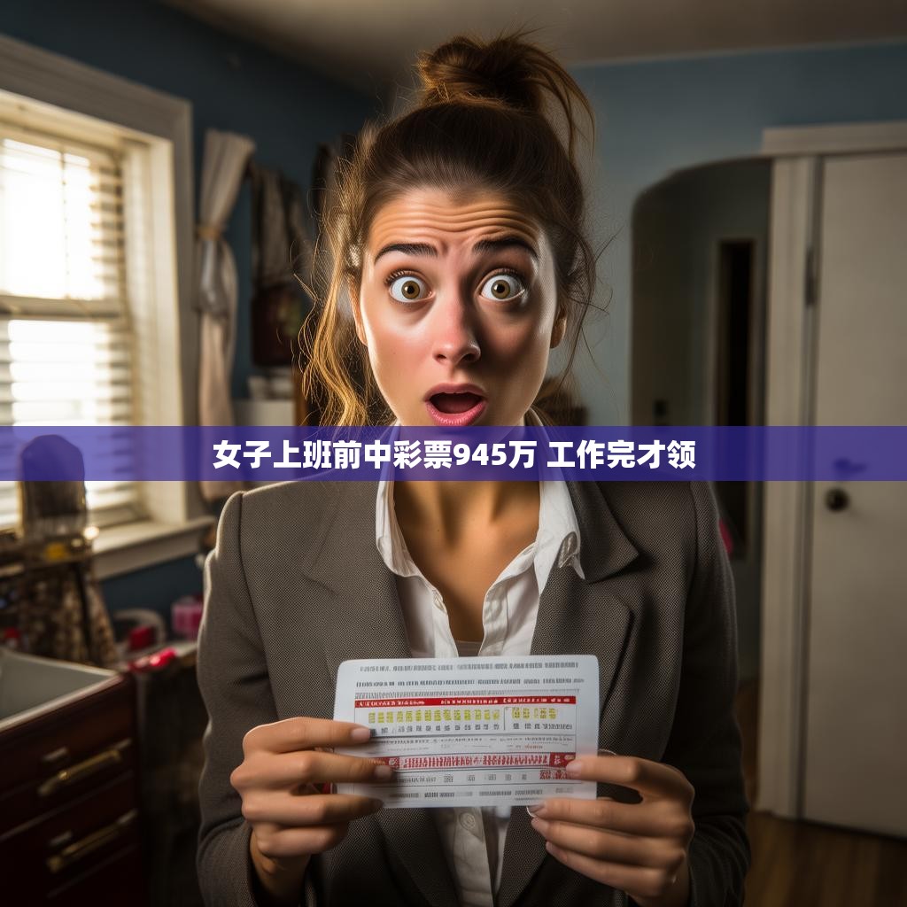 女子上班前中彩票945万 工作完才领