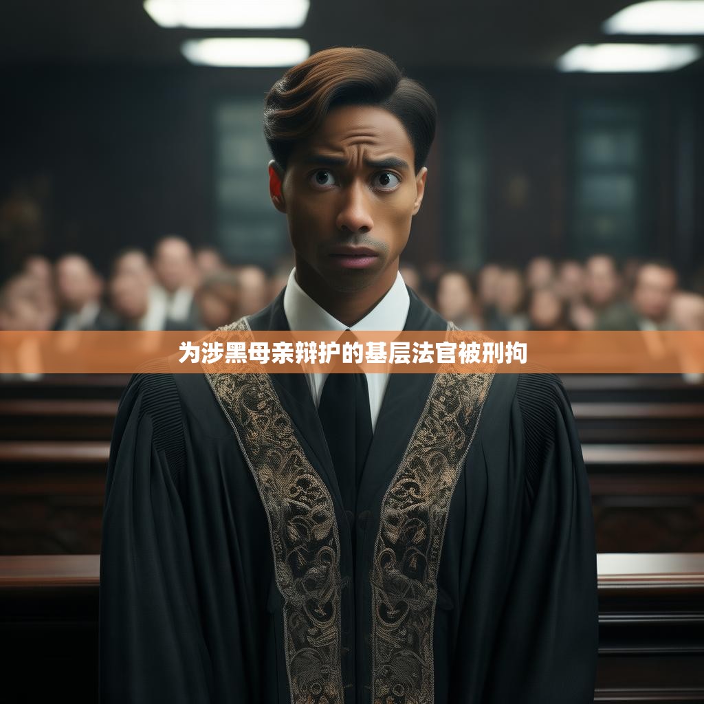 为涉黑母亲辩护的基层法官被刑拘