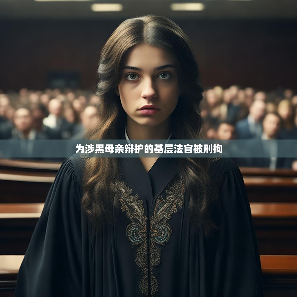 为涉黑母亲辩护的基层法官被刑拘