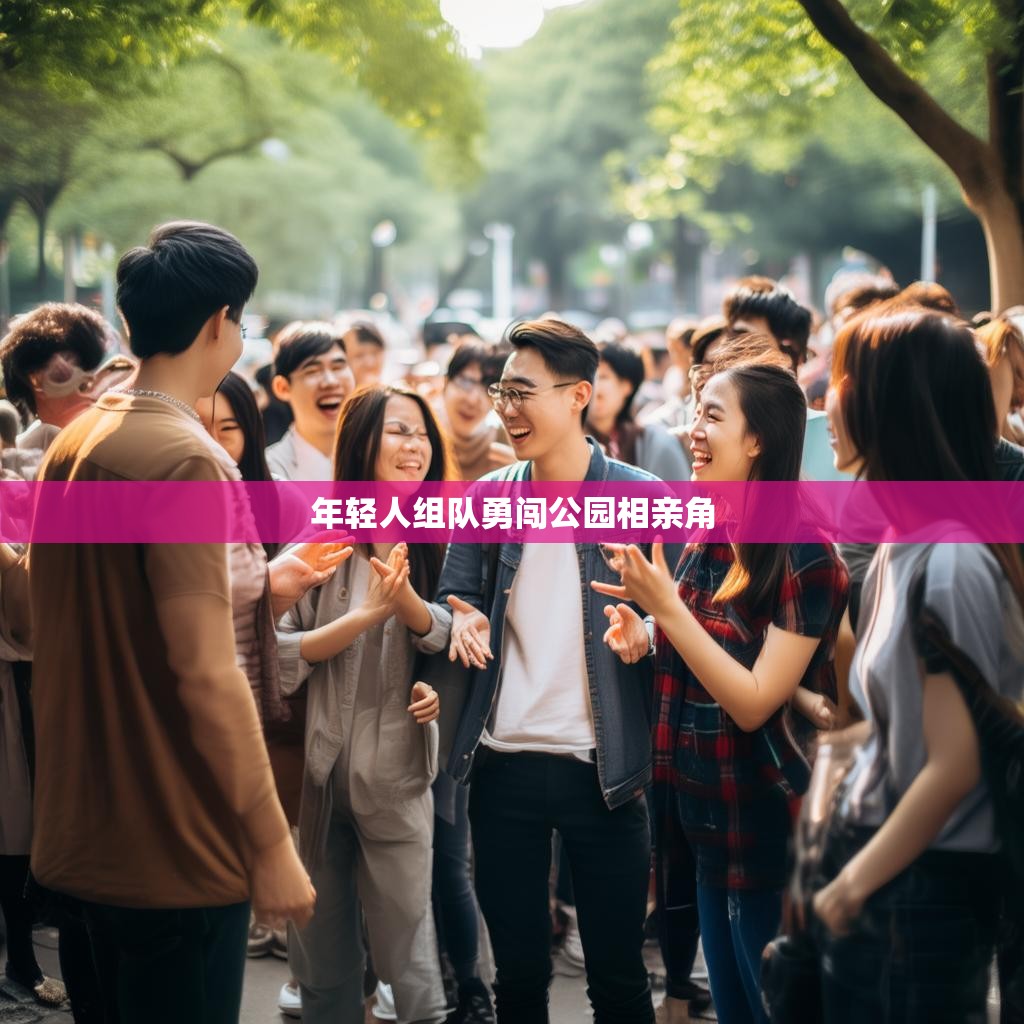 年轻人组队勇闯公园相亲角