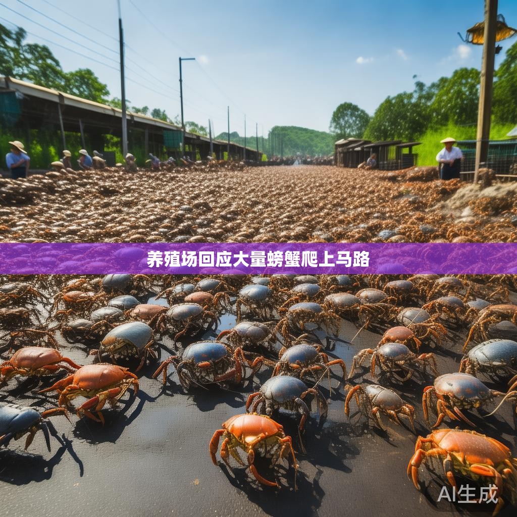养殖场回应大量螃蟹爬上马路