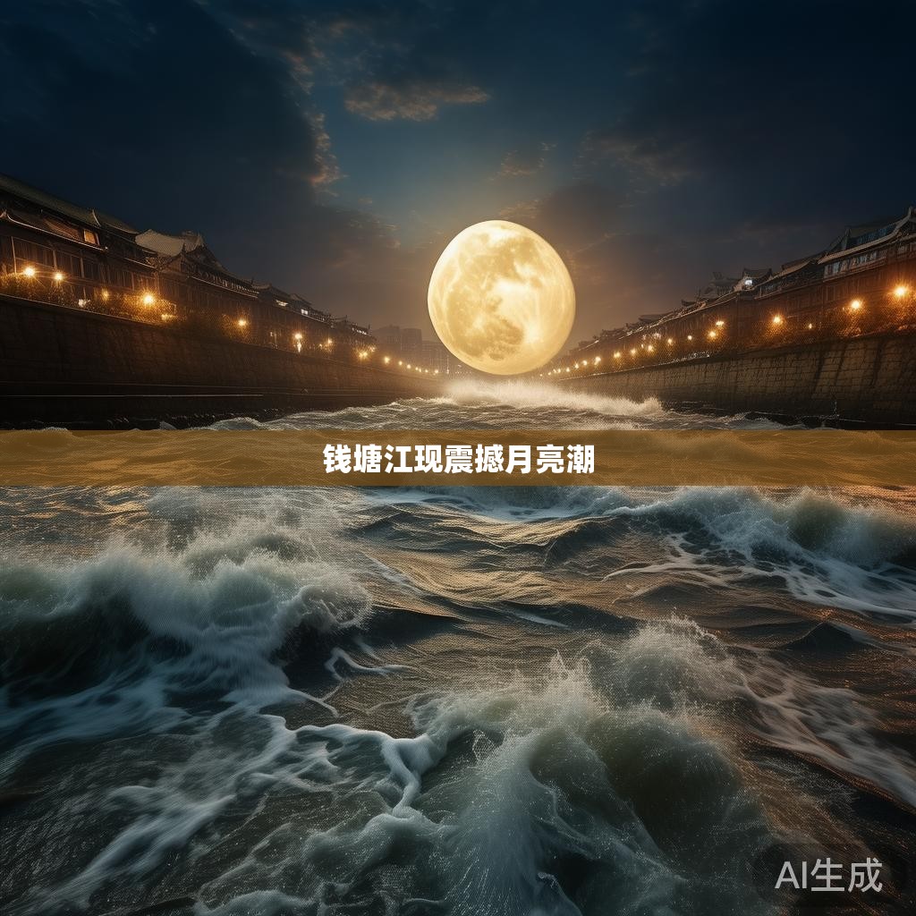 钱塘江现震撼月亮潮
