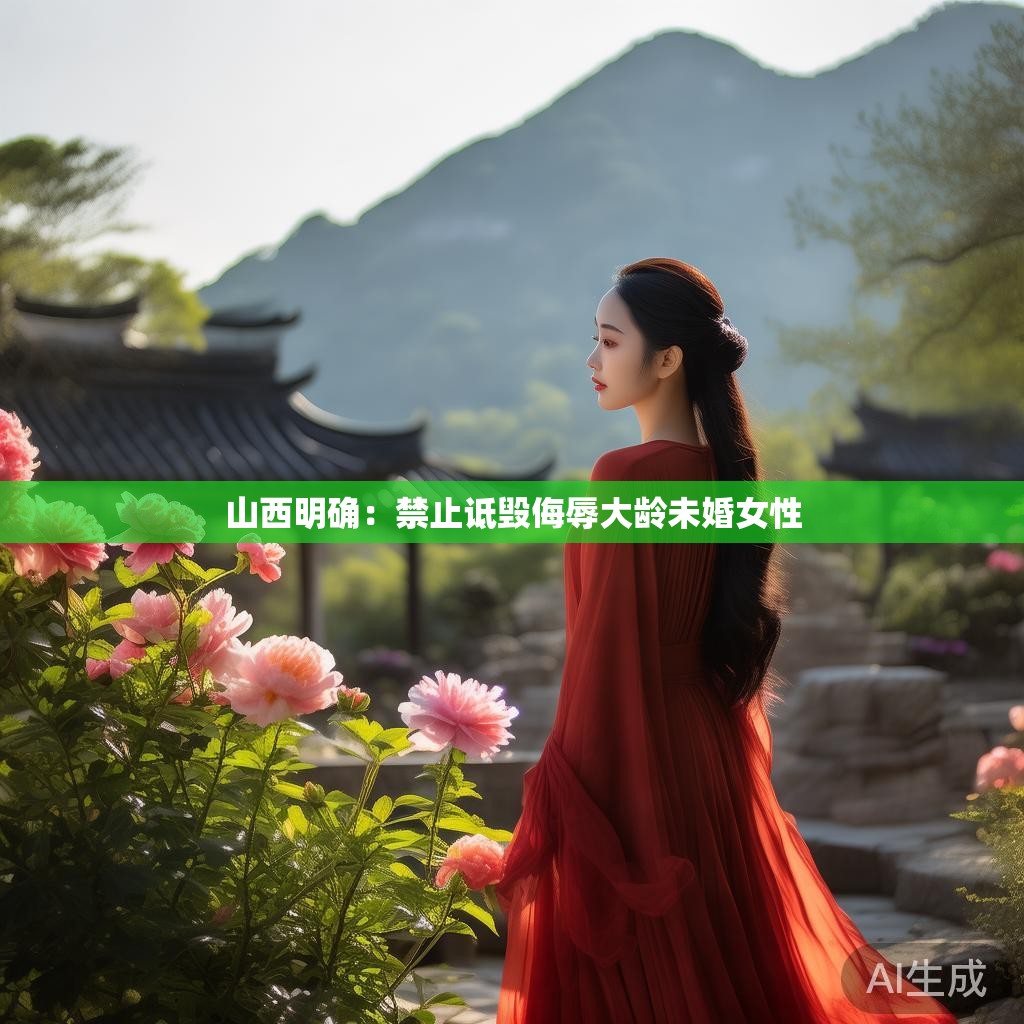 山西行动:为女性权益而战 山西严禁诋毁侮辱大龄未婚女性