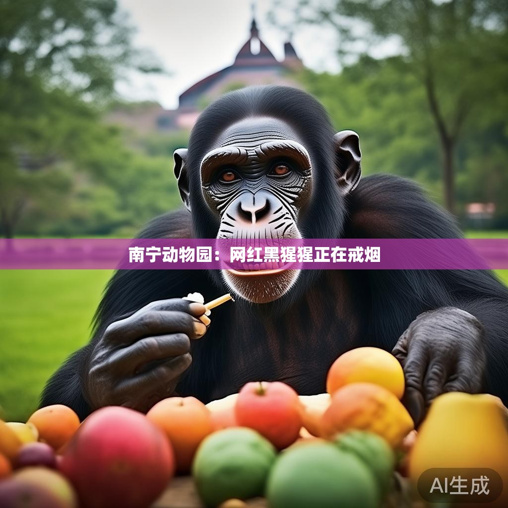 南宁动物园：网红黑猩猩正在戒烟