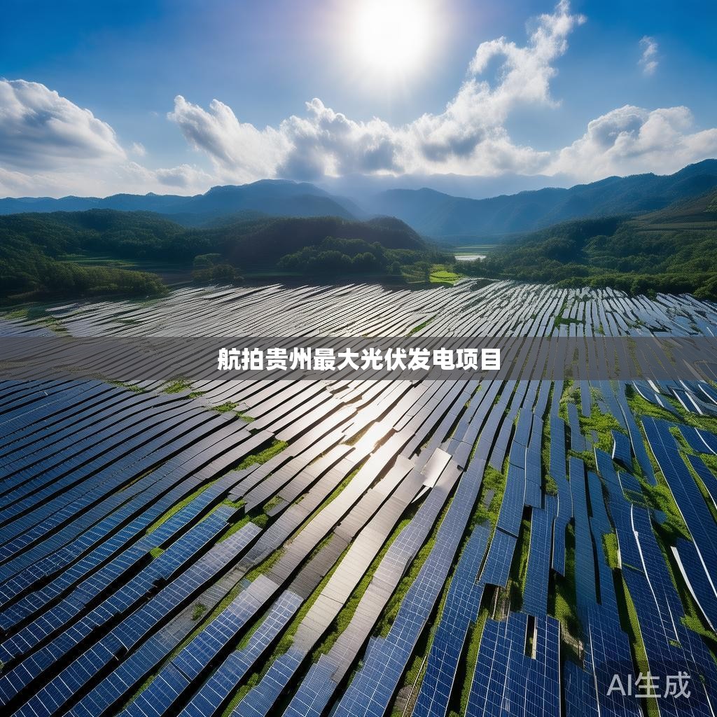 贵州最大光伏发电项目全景图