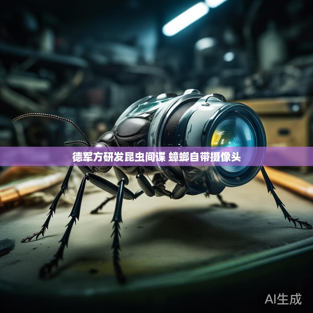 德军方研发昆虫间谍技术：蟑螂间谍的先进应用