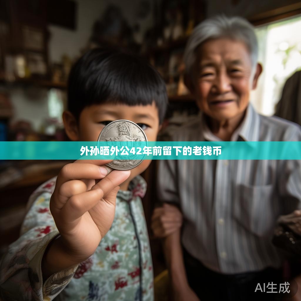 外孙晒外公42年前留下的老钱币