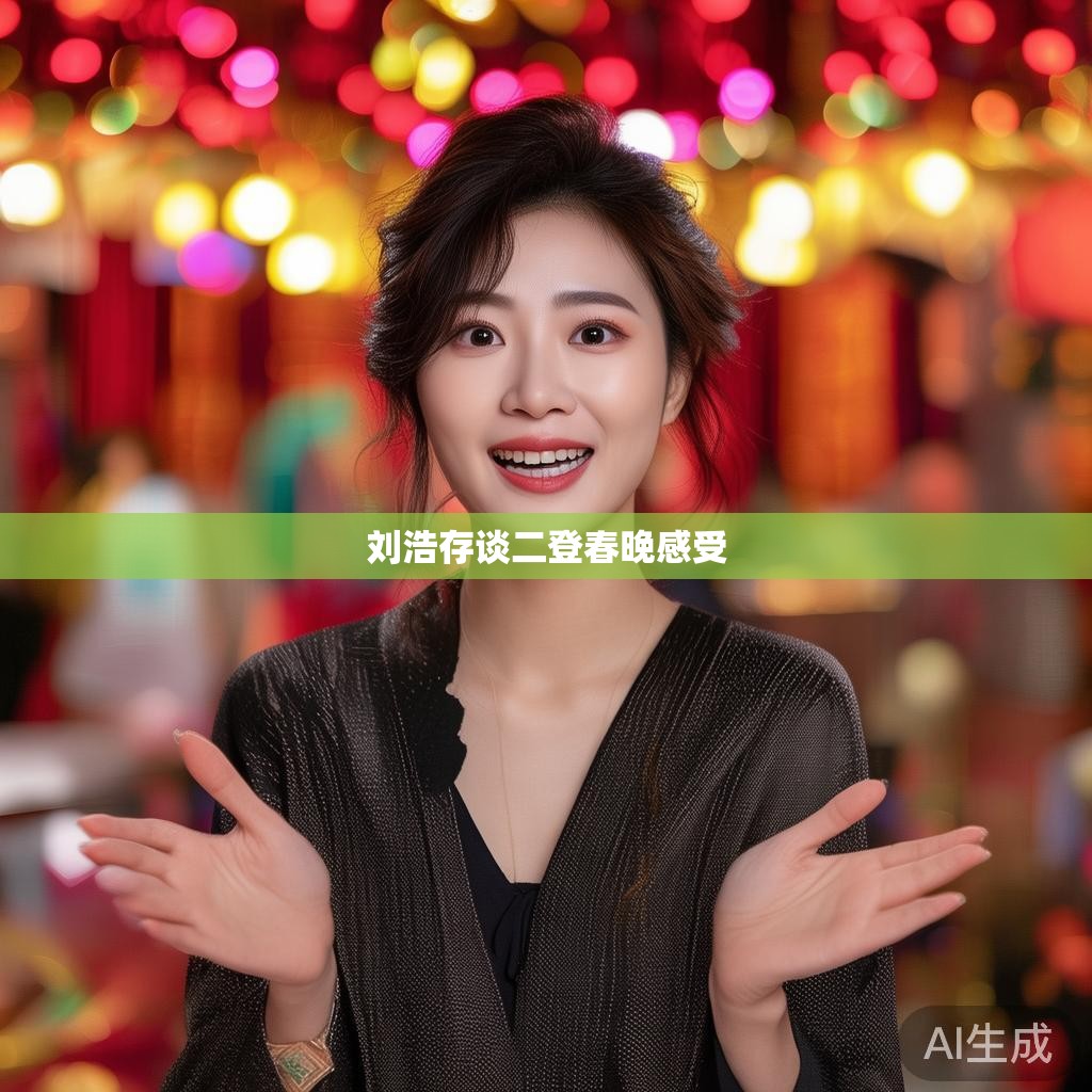 刘浩存二度登台春晚的感悟 刘浩存二度登台春晚的感悟