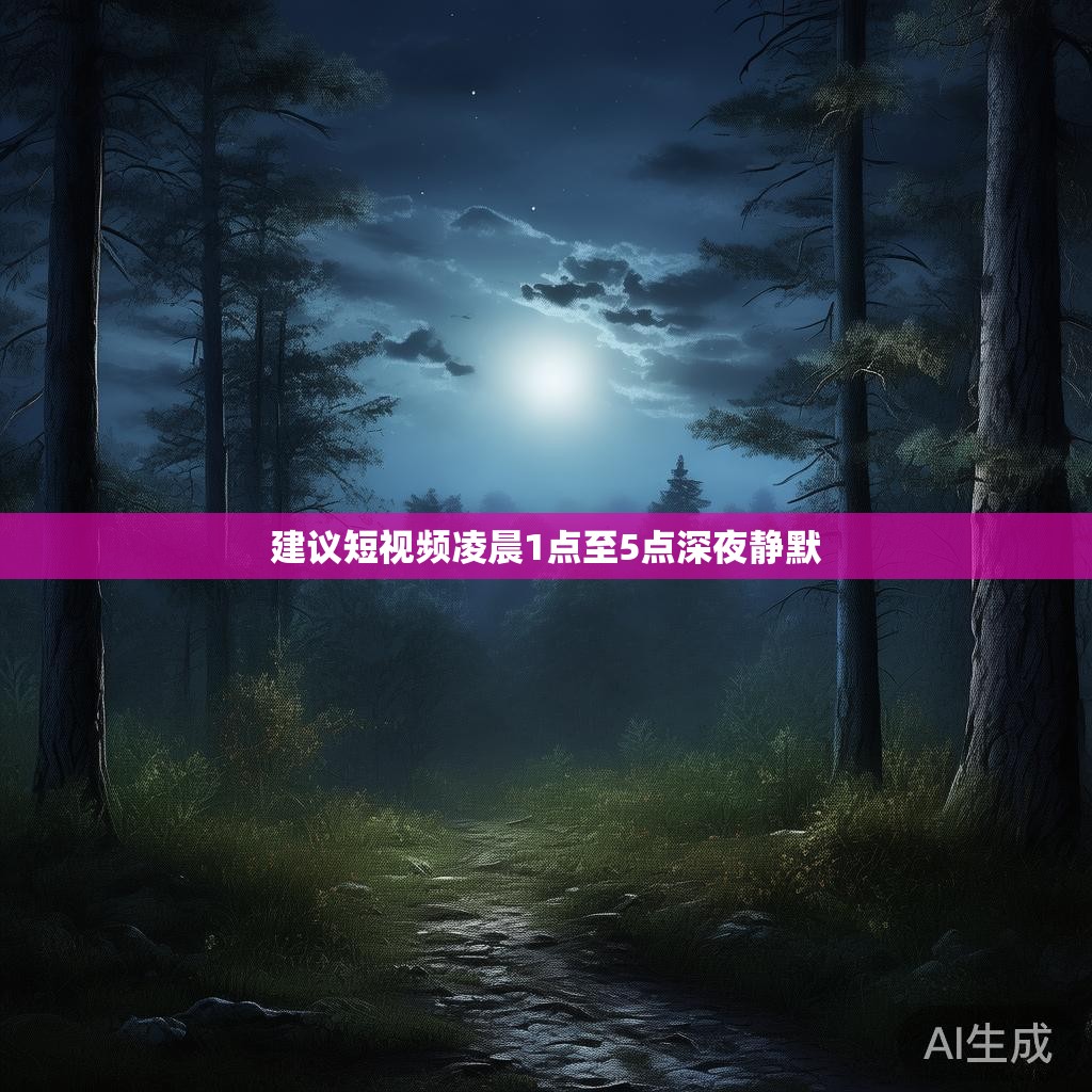 建议短视频凌晨1点至5点深夜静默