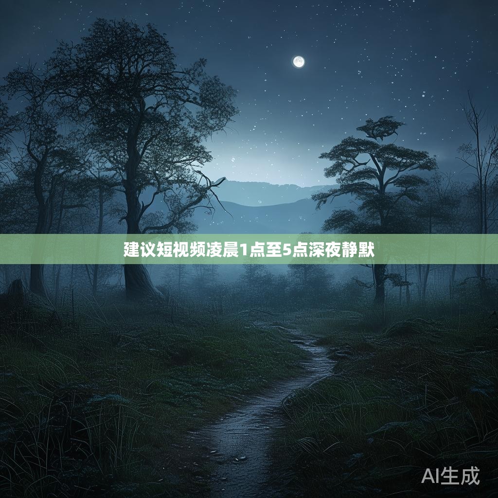 建议短视频凌晨1点至5点深夜静默