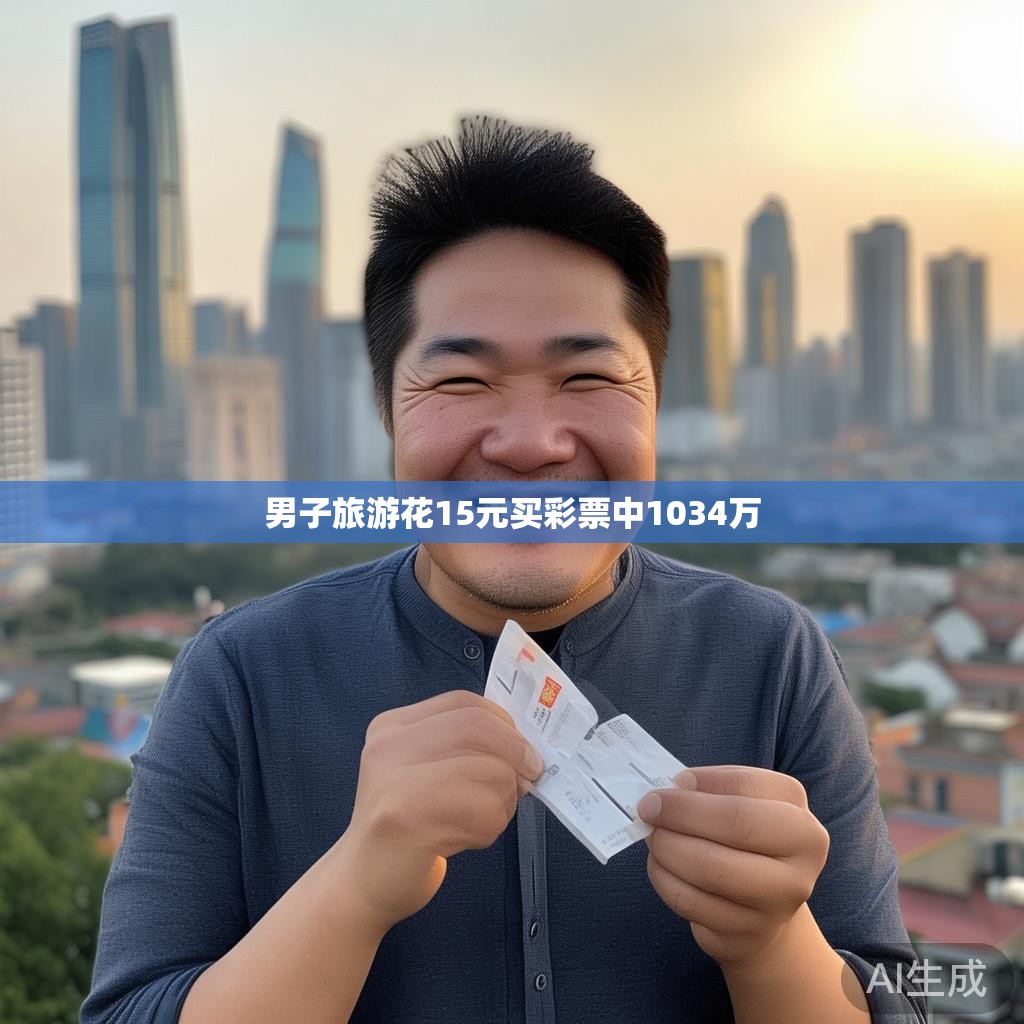 男子旅游中彩票大奖