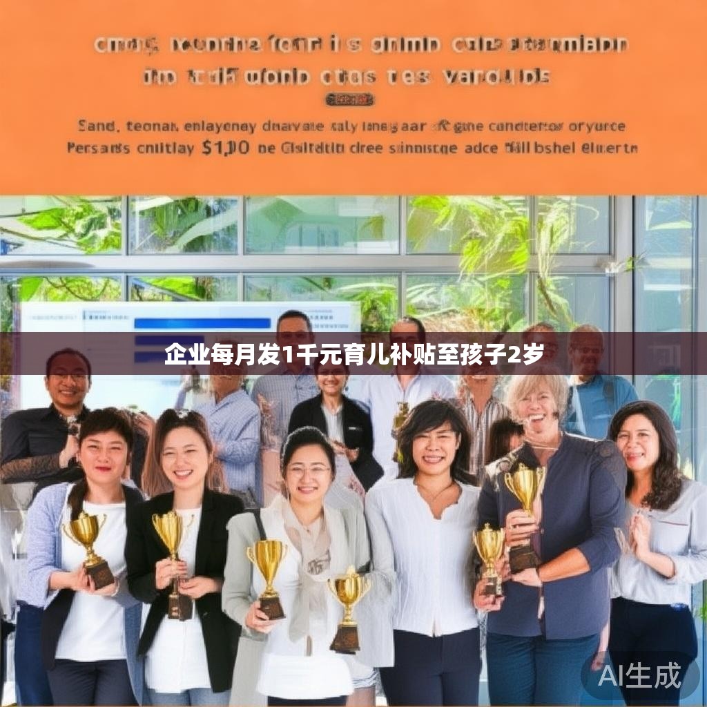 企业每月发1千元育儿补贴至孩子2岁