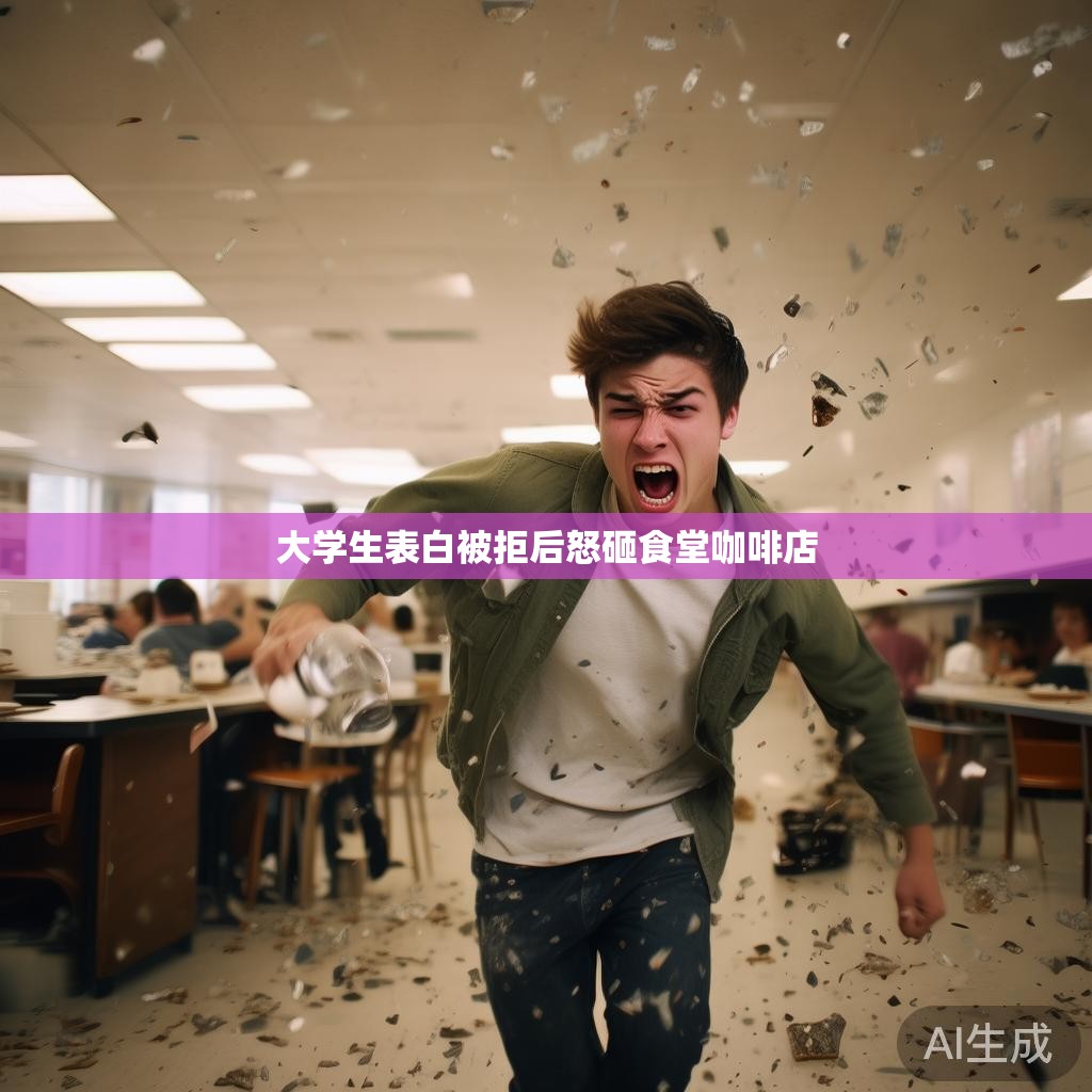 大学生表白遭拒后情绪失控,怒砸食堂咖啡店 大学生表白遭拒后情绪失控事件